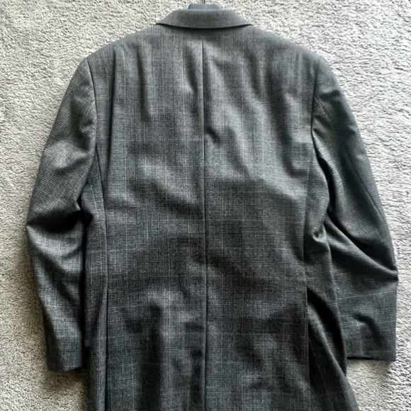 Jos. A. Bank Traveler Collection 43L Blazer Sport Coat Gray Check - Picture 7 of 7